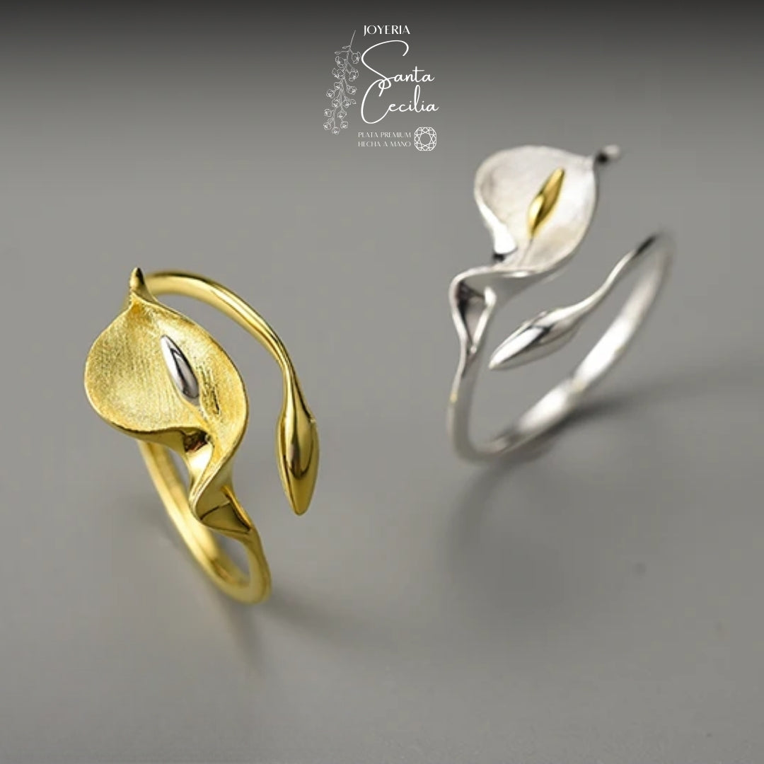 Anillo Cartuchos Cerrados Baño de oro
