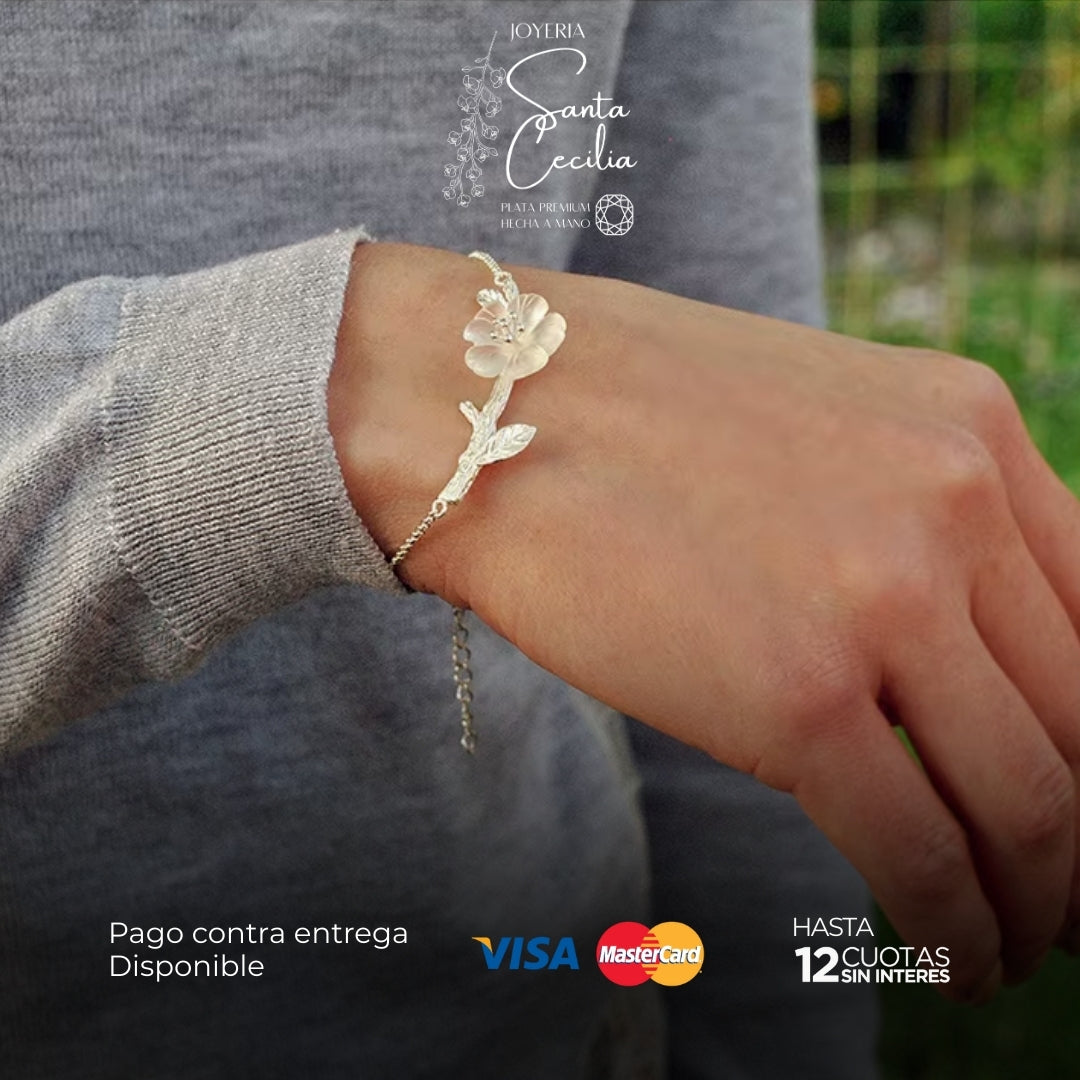 Pulsera Flores Bajo la Lluvia