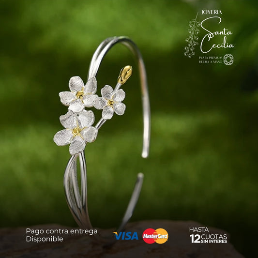 Pulsera 3 Flores de Loto