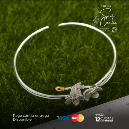 Pulsera 3 Flores de Loto