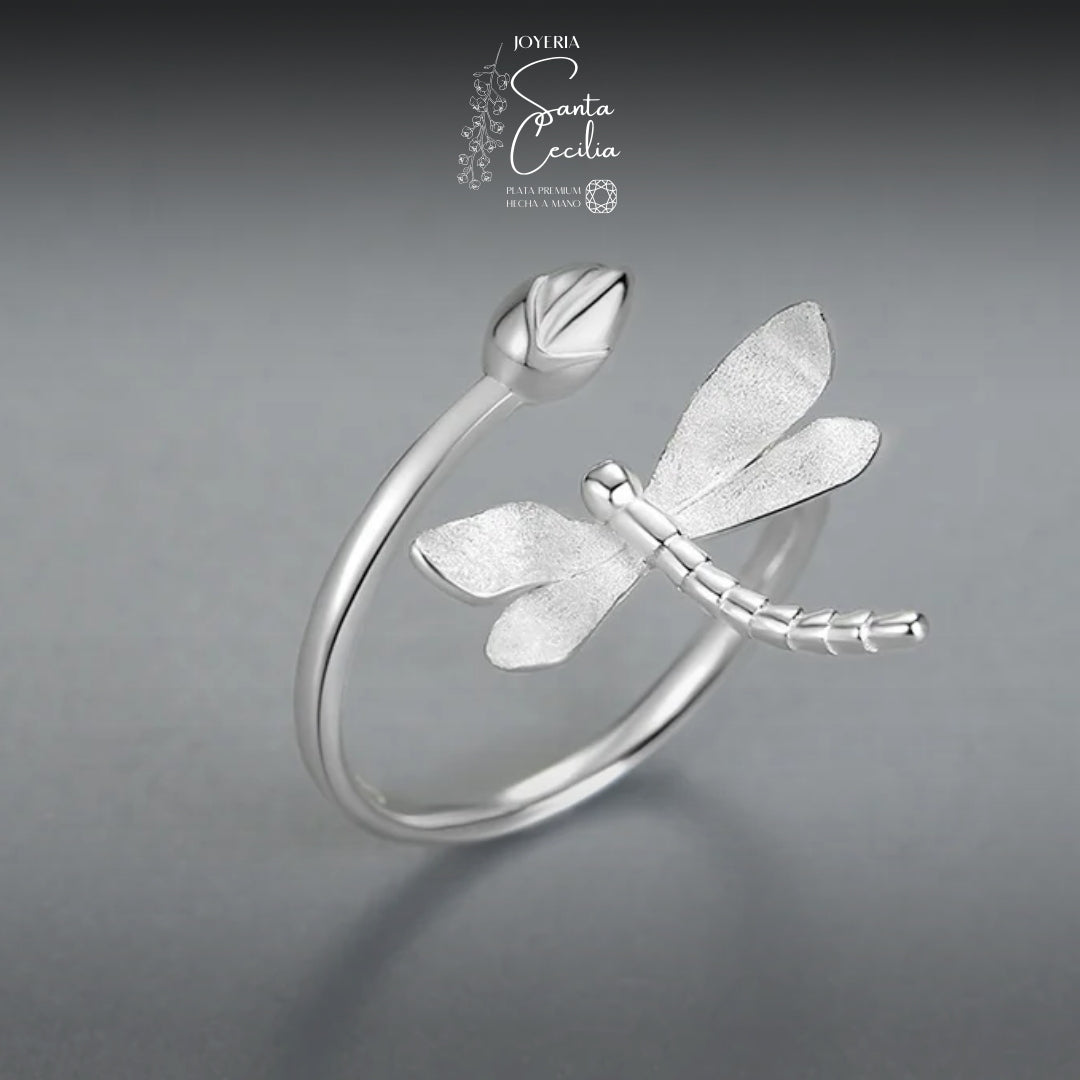 Anillo Con Forma de Libelula