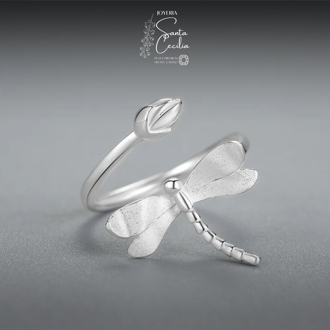 Anillo Con Forma de Libelula