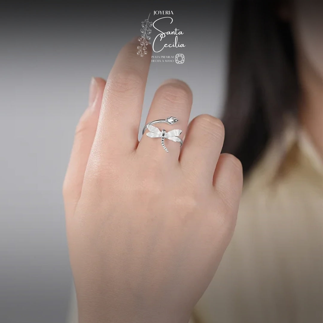 Anillo Con Forma de Libelula