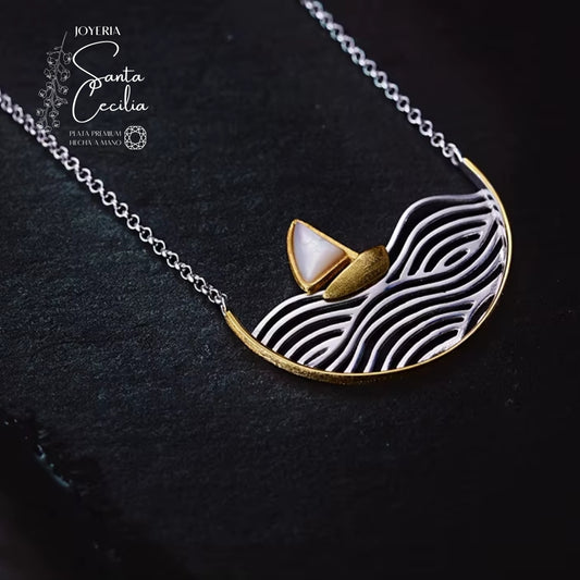 Colgante con forma de velero