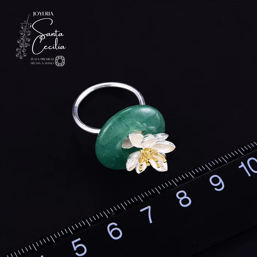 Juego Flor de Loto sobre Venturina