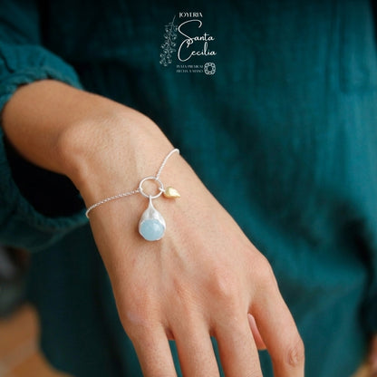 Pulsera Brote Aquamarine