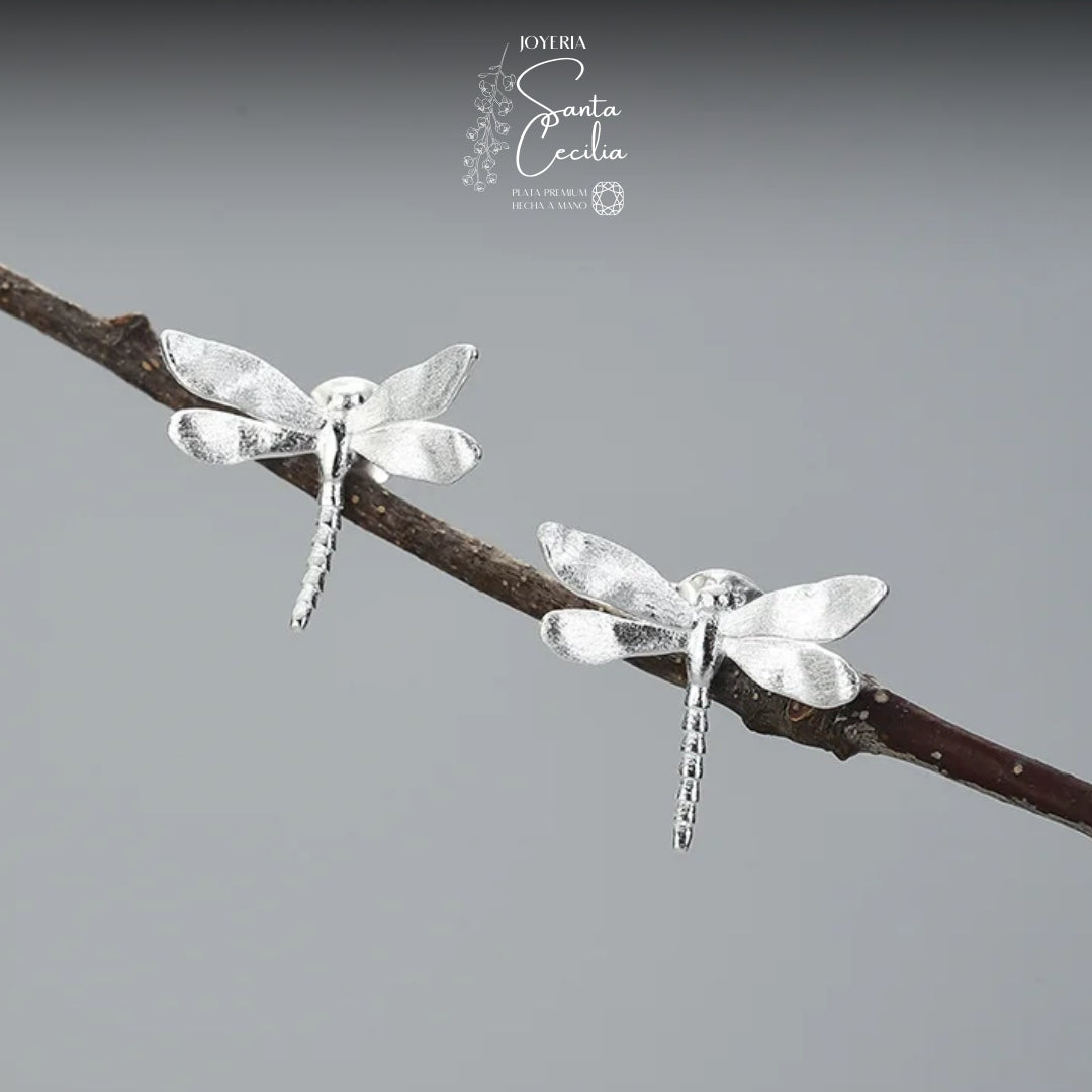 Aretes con Forma de Libelula
