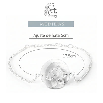 Pulsera Flor de loto sobre venturina
