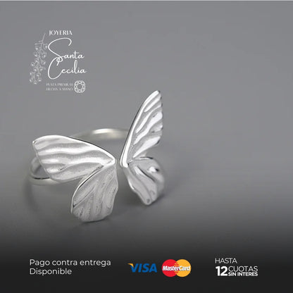 Anillo Alas de Mariposa