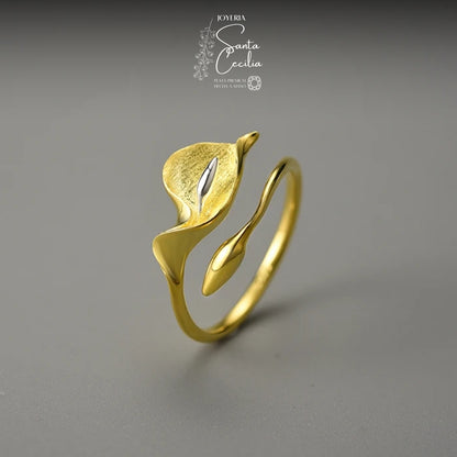 Anillo Cartuchos Cerrados Baño de oro