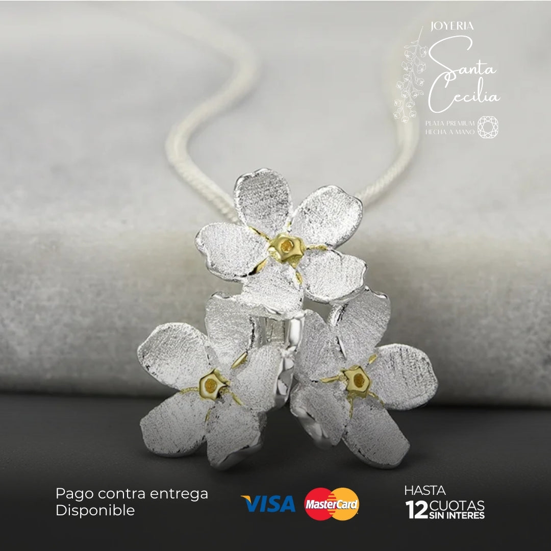 Dije 3 Flores de Loto