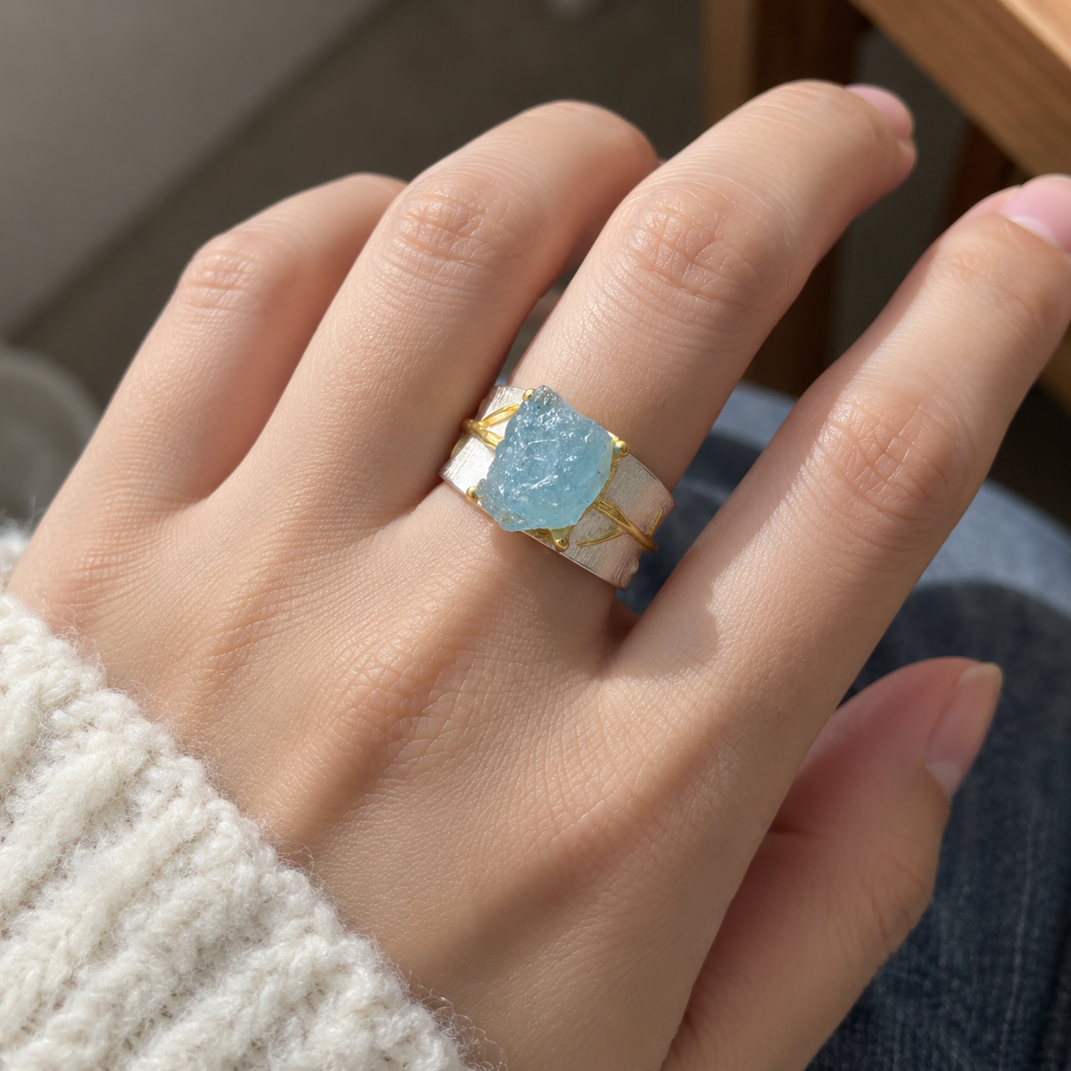 Anillo Aquamarine v3