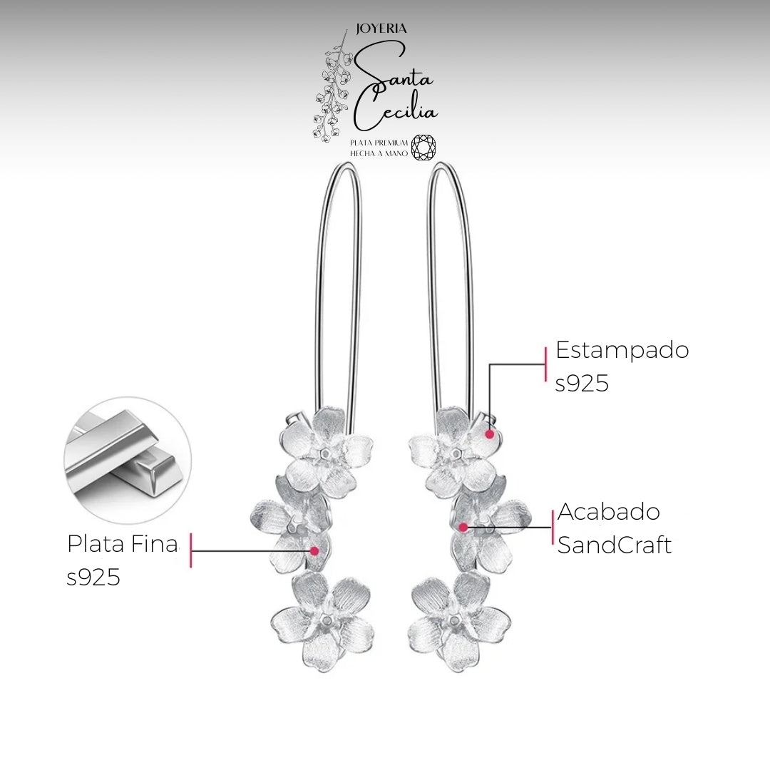 Aretes Flores de Loto v2