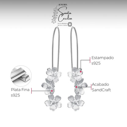 Aretes Flores de Loto v2